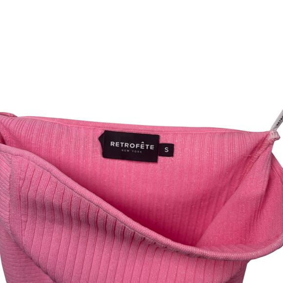 Retrofete Women's Annina Knit Dress in Pink Size Small - Picture 9 of 11